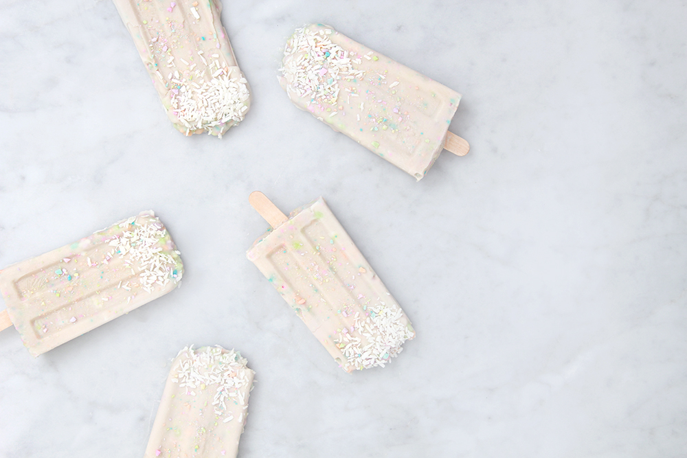 Funfetti Coconut Popsicles