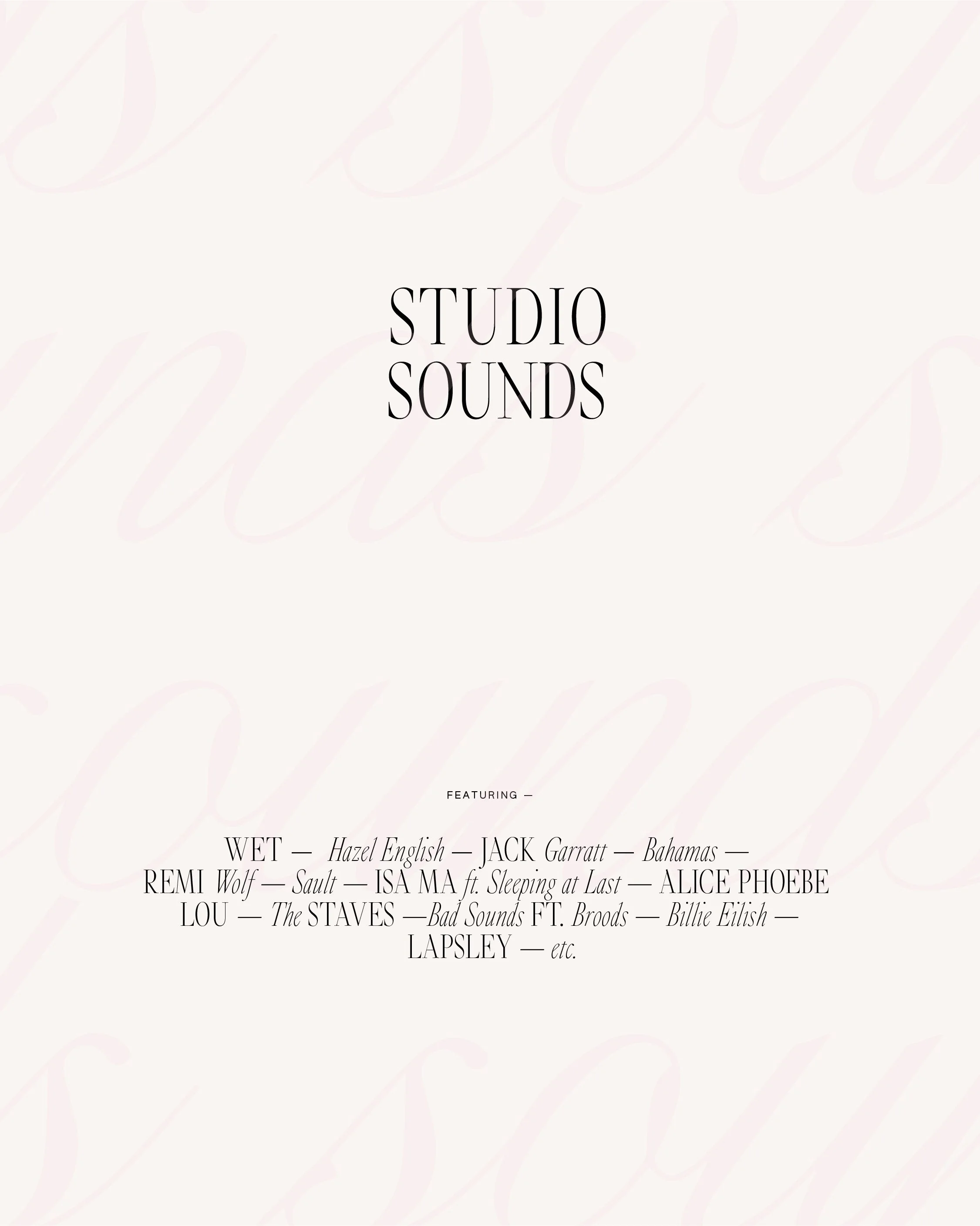 Studio Sounds (Vol. 04)