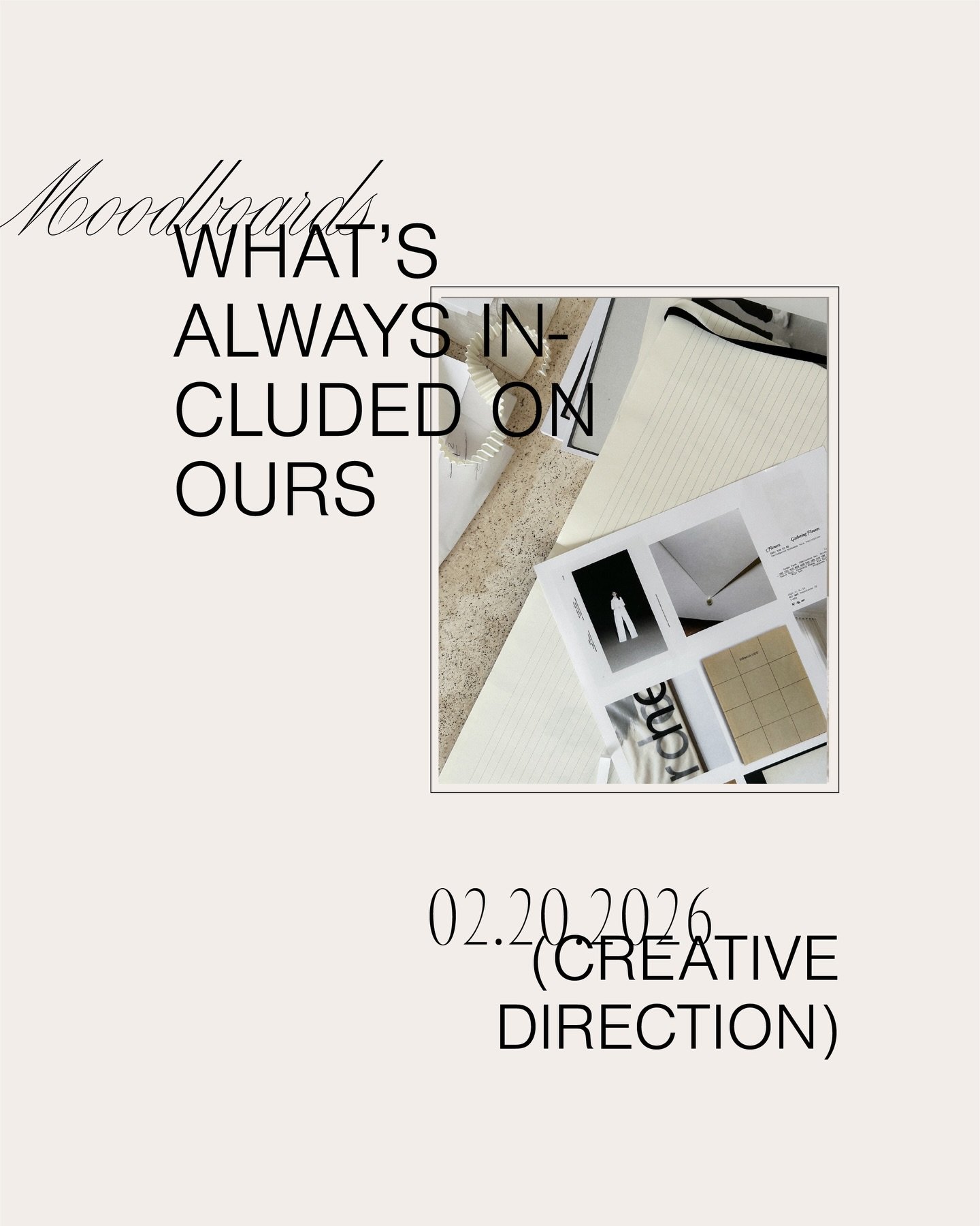 Moodboards don&rsquo;t come into play until the second phase of our brand design process &mdash; the creative direction. And though every moodboard is a collection of visual references specific to the brand we&rsquo;re working on, there are certain c