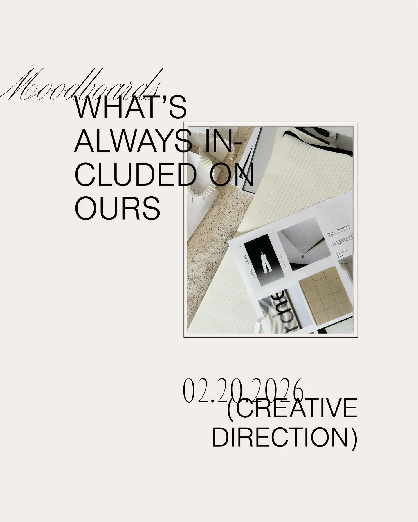 Moodboards don&rsquo;t come into play until the second phase of our brand design process &mdash; the creative direction. And though every moodboard is a collection of visual references specific to the brand we&rsquo;re working on, there are certain c