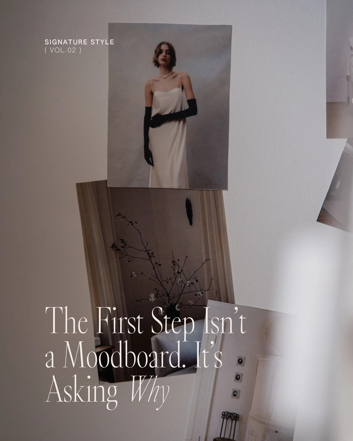 Moodboards aren&rsquo;t just pretty. They&rsquo;re an essential part of the design process. 

Every image you save is a clue, but you have to do a little digging. Ask why it&rsquo;s pulling you in, then turn those answers into words. That language be