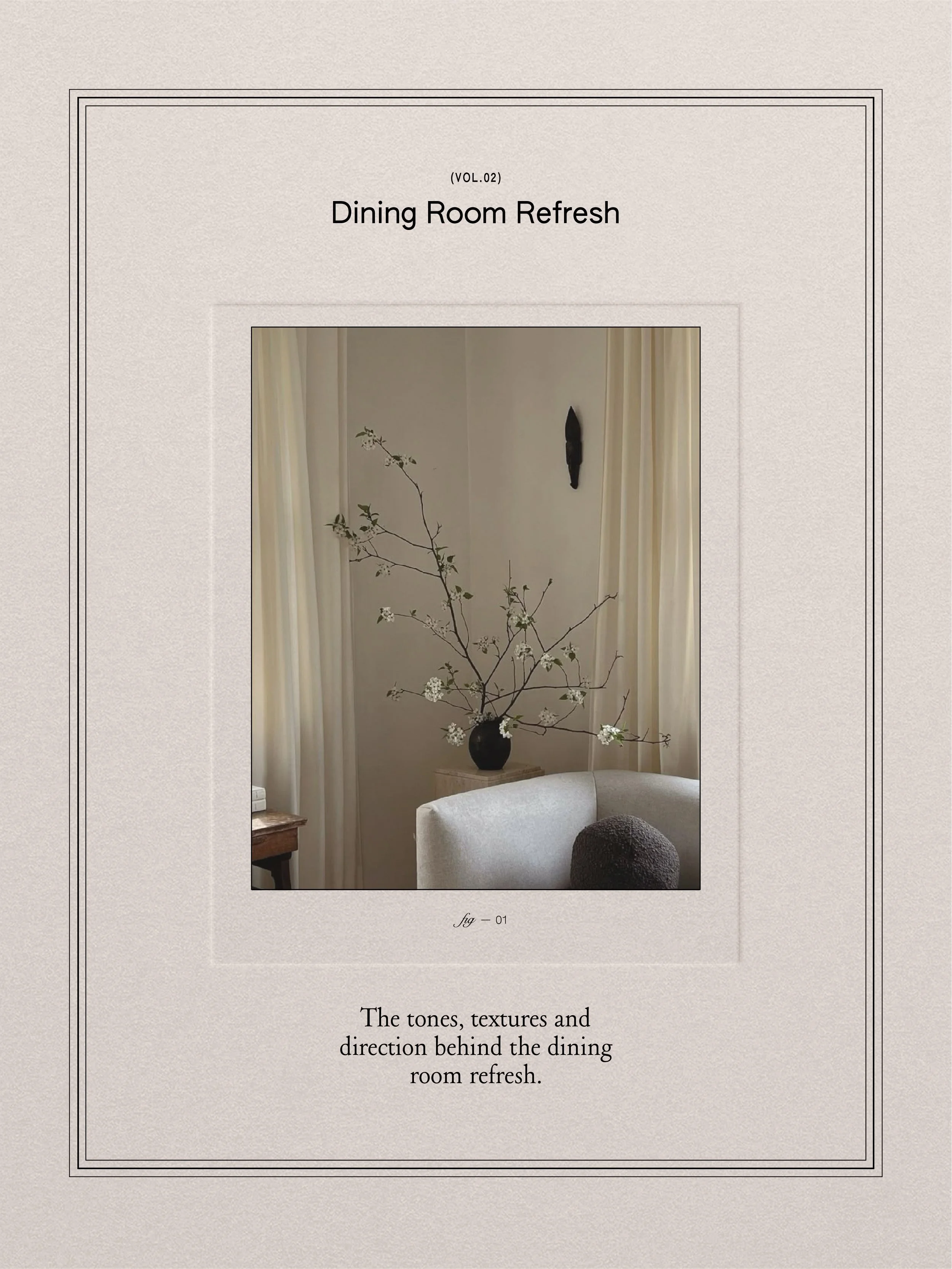 Dining Room Refresh: The Inspiration