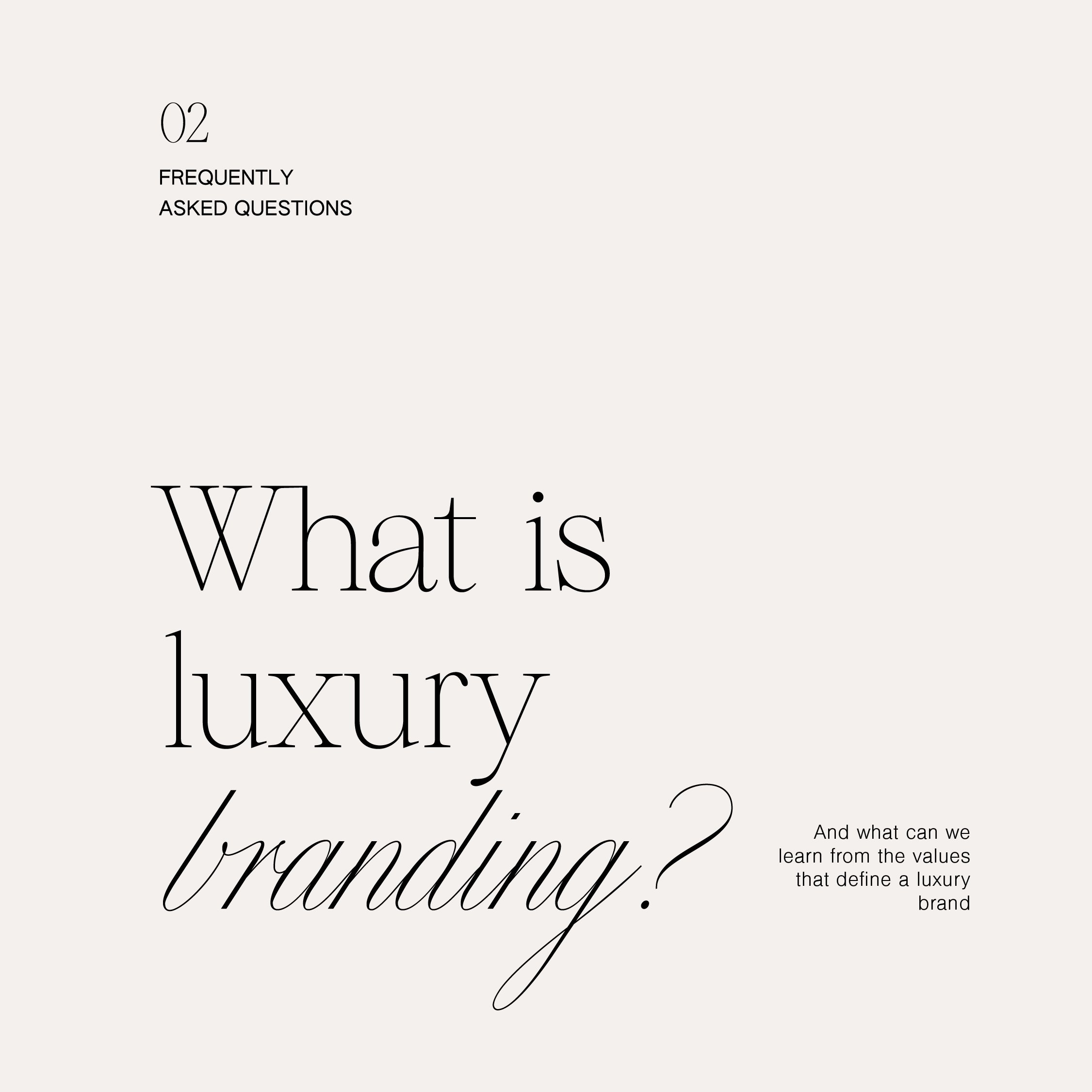 Luxury Branding (Pt. 01) — What Is It and What Values Define It? — Studio  Bicyclette