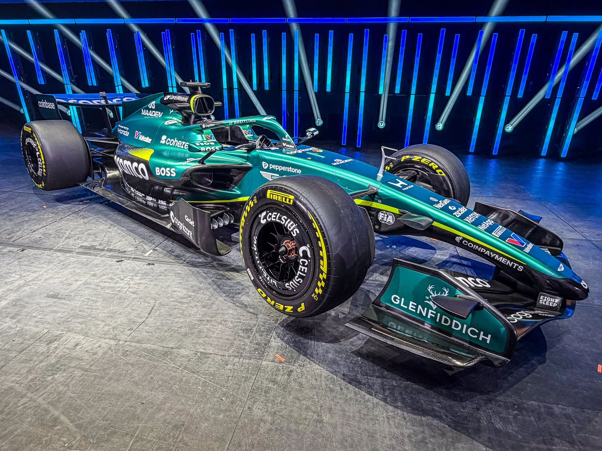 Creative input on the Aston Martin F1 reveal