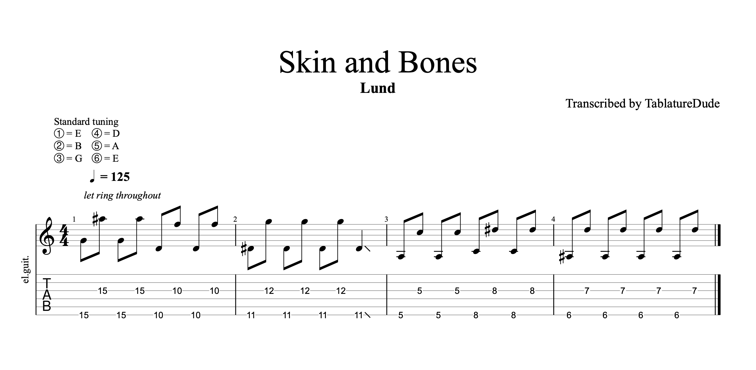 Skin and bones lyrics lund