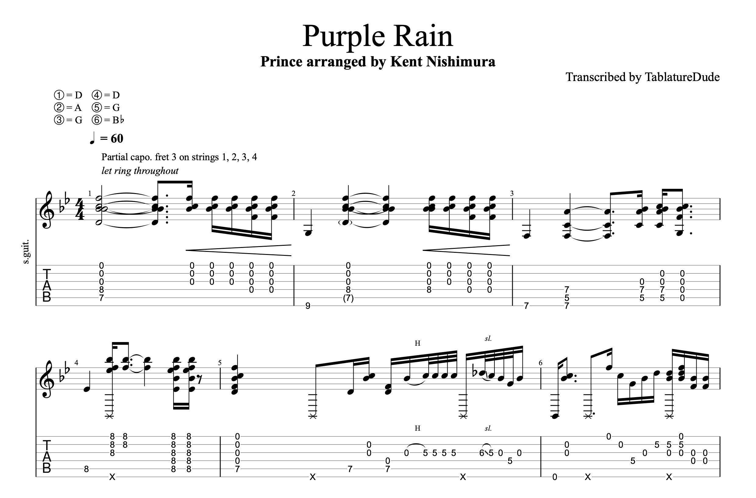 Purple Rain Ноты. Prince Purple raipi Ноты. Rain tab