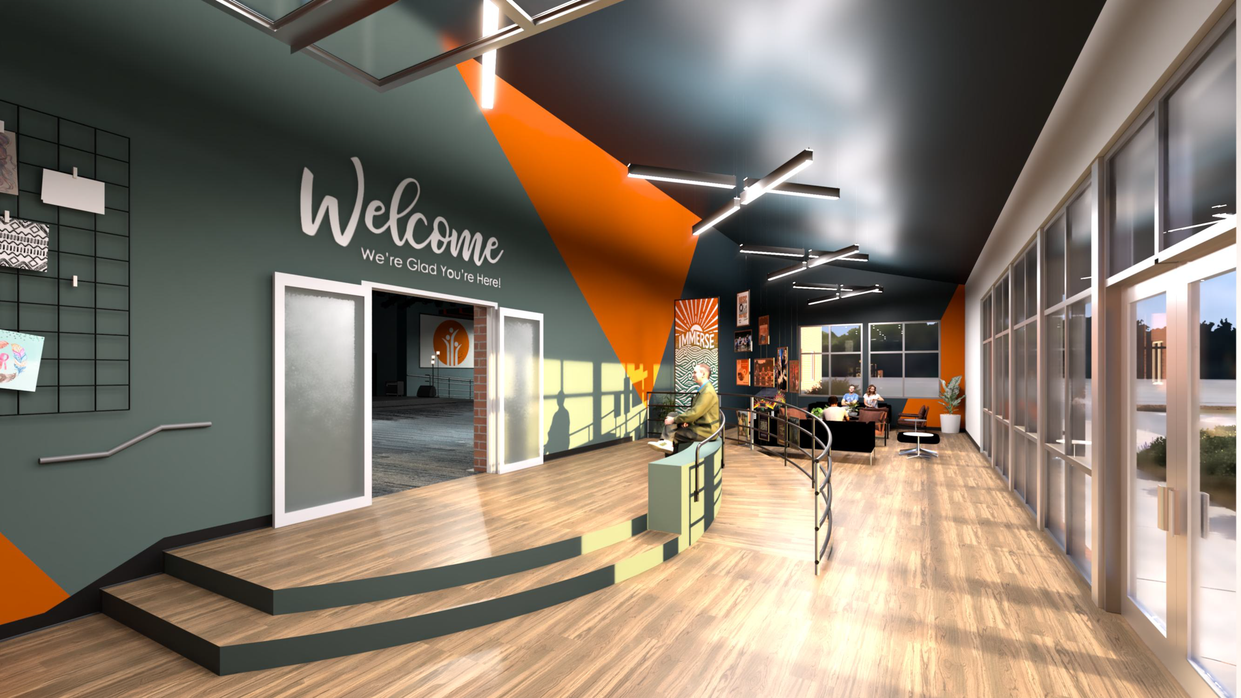 Student Center Entrance Interior