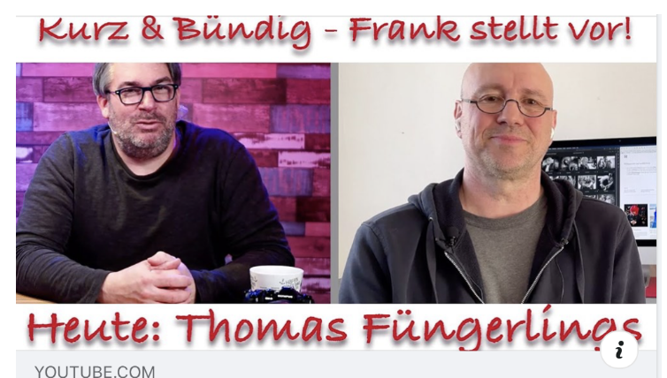 ⓦ 🎬 Kurz und Bündig - Frank stellt vor