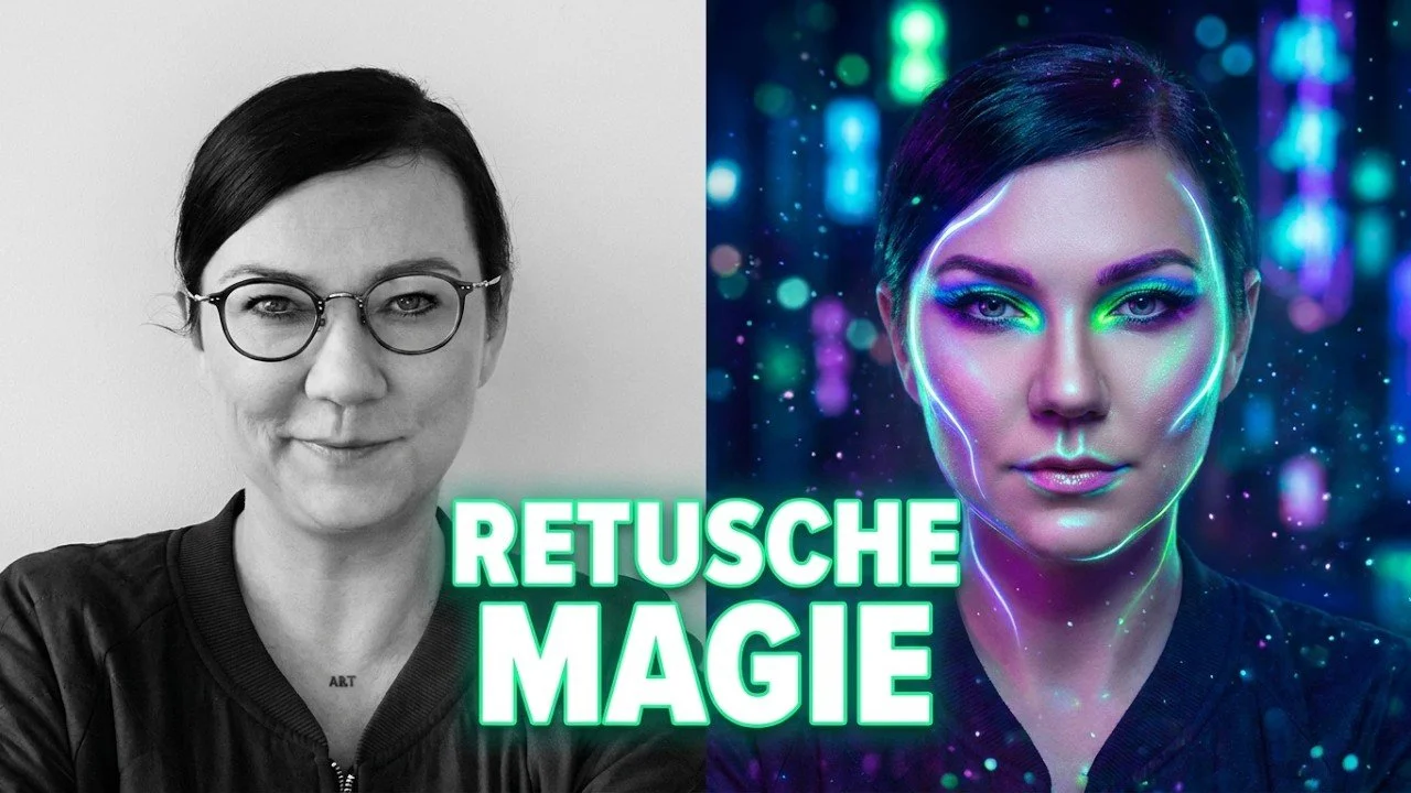 ⓦ 380 🎬 Pretty on point. Daniela Preiß lässt es mit Bildbearbeitung, Retouching und Composing richtig knallen