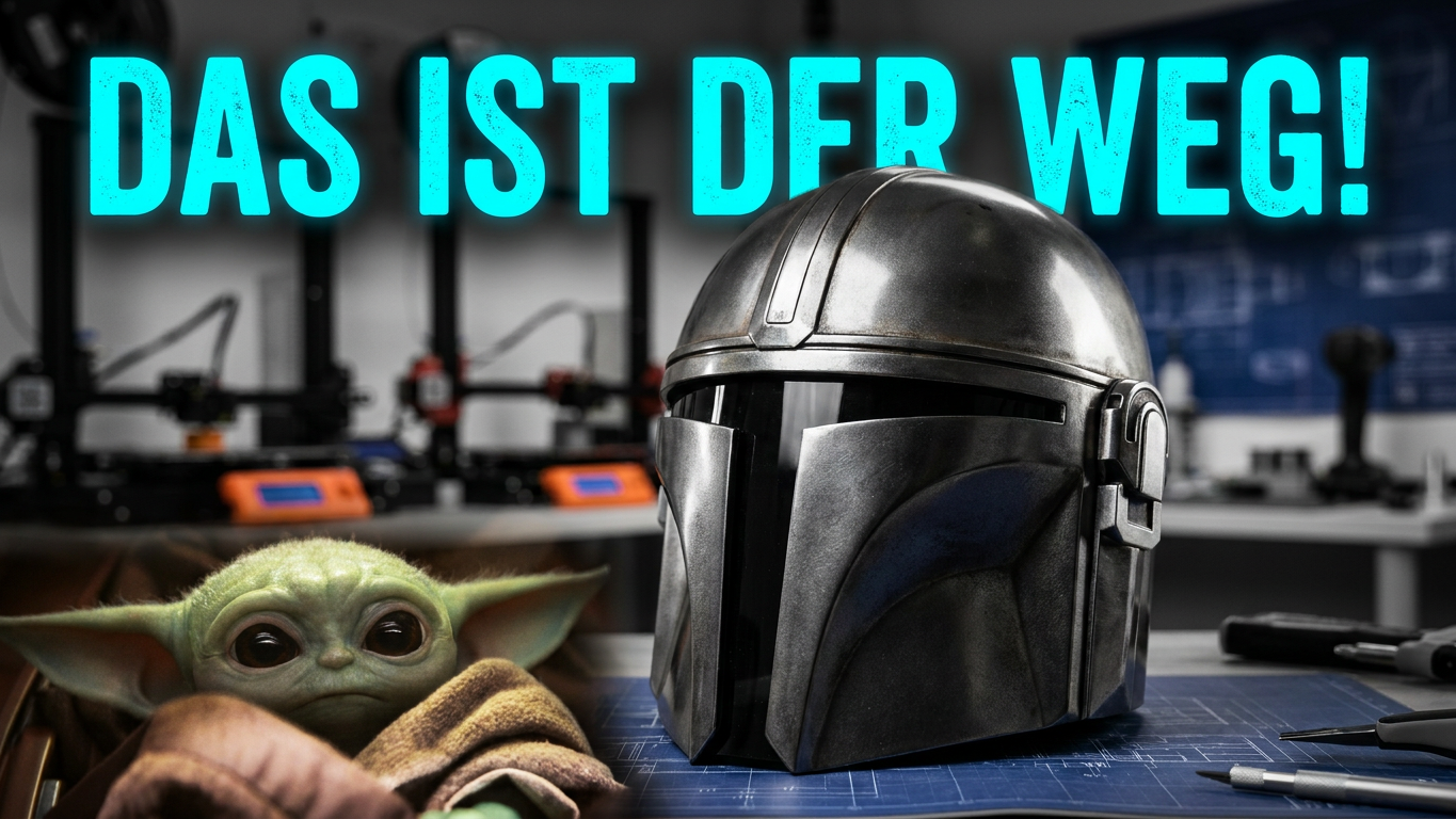 ⓦ 332 This is the way: Cosplayer Marius Fabry als Mandalorian … Die große Metamorphose
