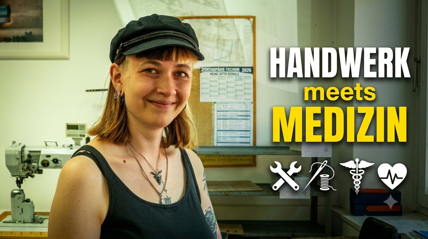 ⓦ 488 Orthopädieschuhtechnik neu gesehen: Anna Jacobeit zeigt wie Handwerk auf Medizin trifft