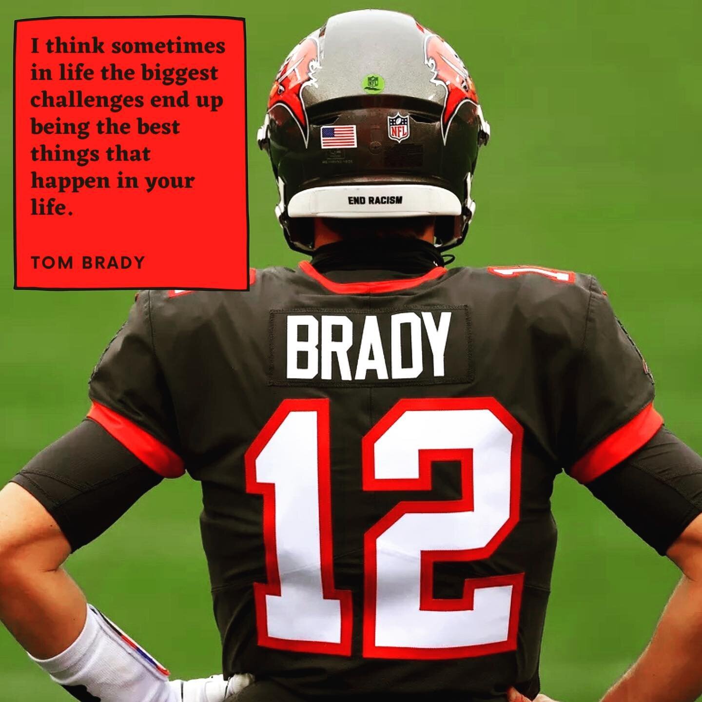 A quote from the 🐐 

It&rsquo;s no wonder why Tom Brady has excelled in his sport. Not only is he very skilled at his craft, but he&rsquo;s got the attitude of a champion. Winners look at set backs as learning experiences, not as permanent failures.