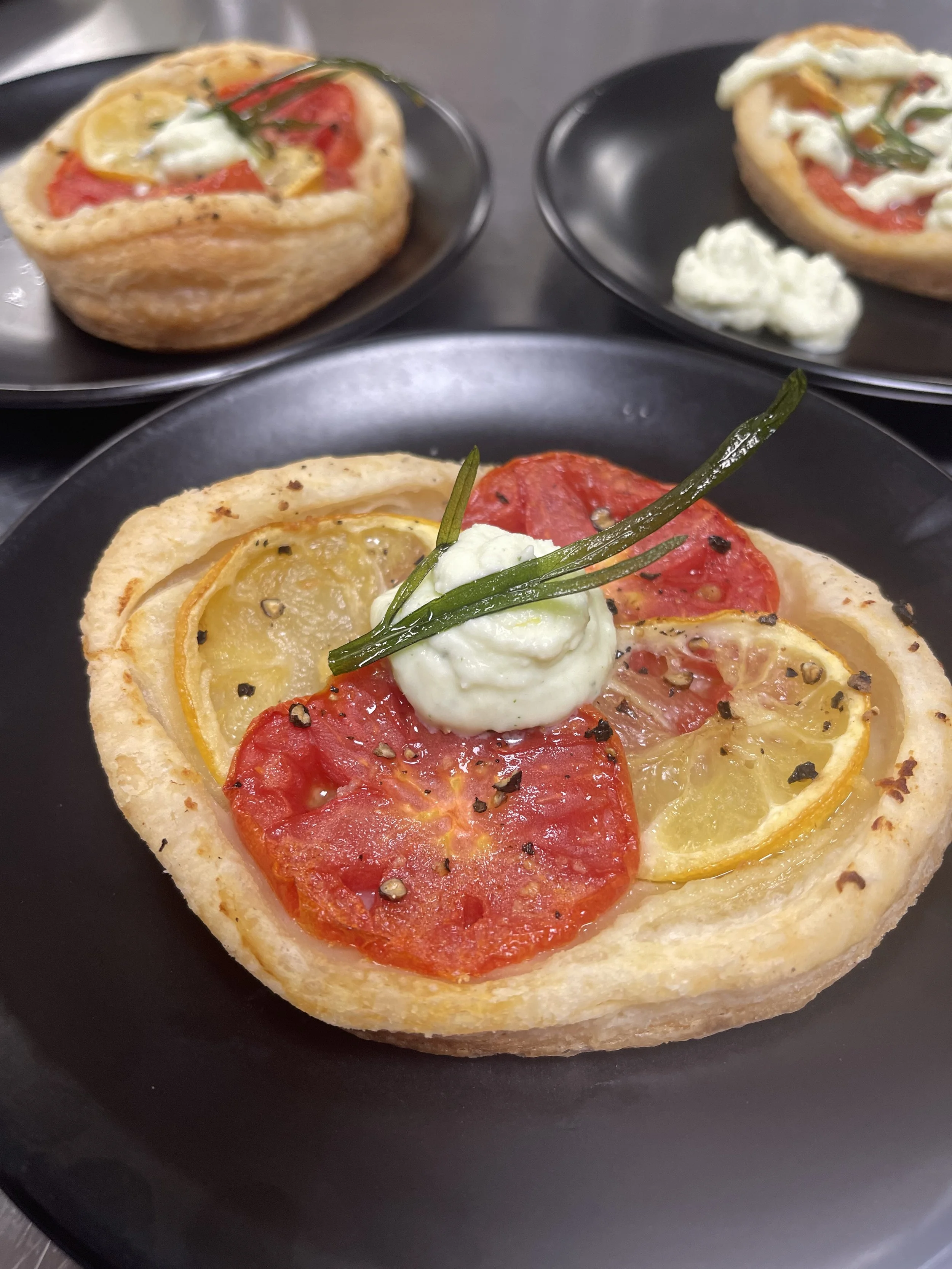 Tomato and Lemon Tartlet