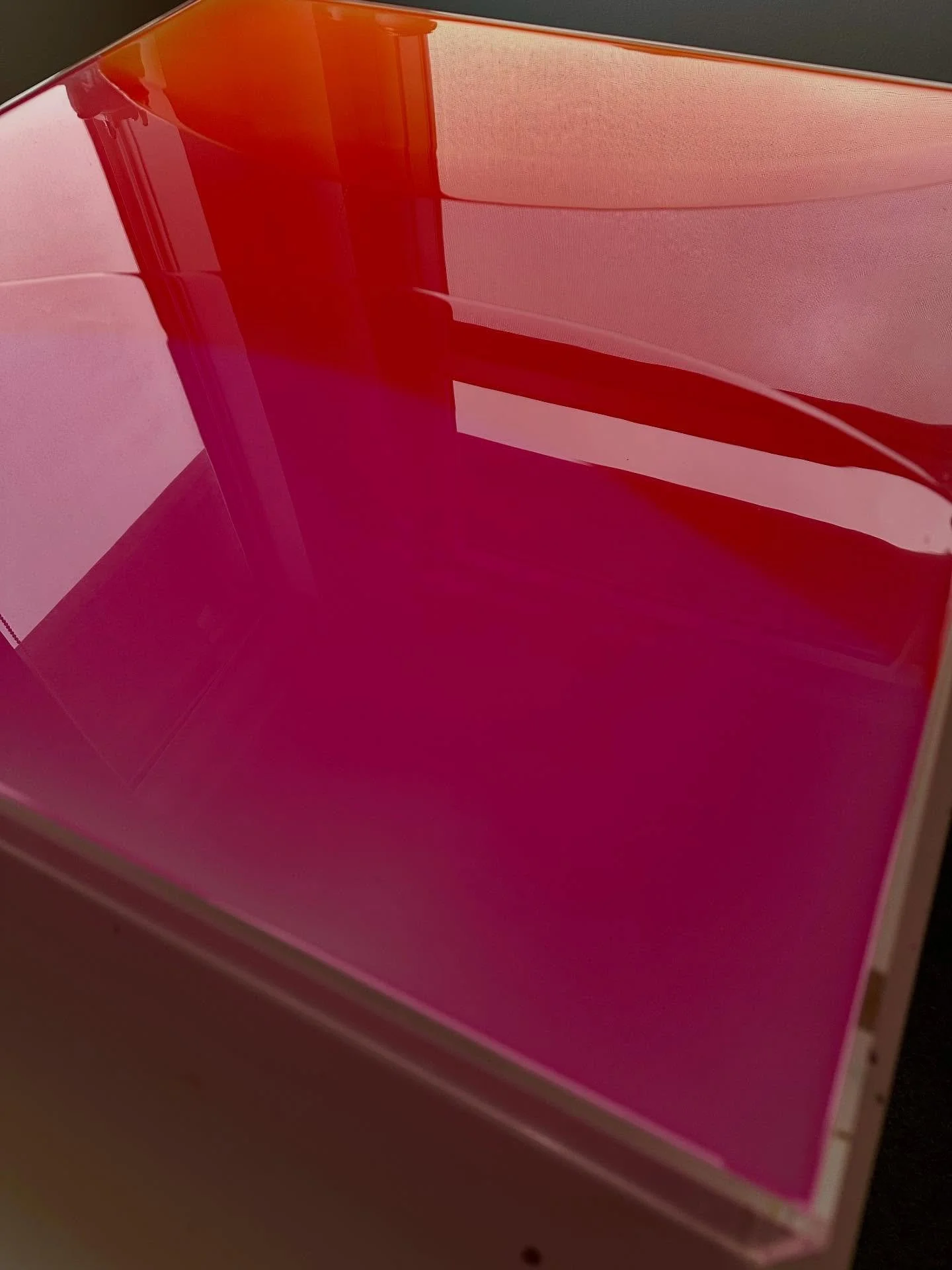 Cloudy with a chance of pink.
.
.
.
.
.
#dopaminedecor #largeformatartist #midcenturyvibes