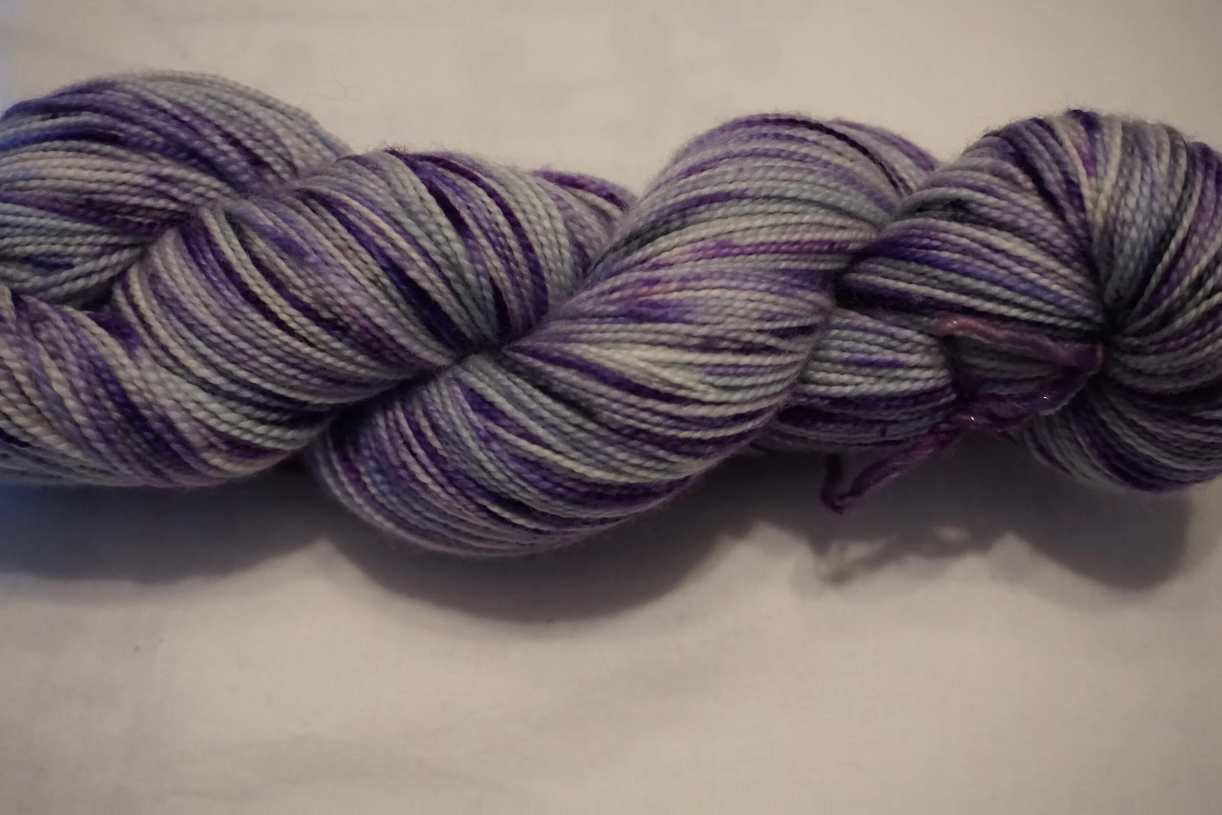 Hand dyed. Lilac in spring.