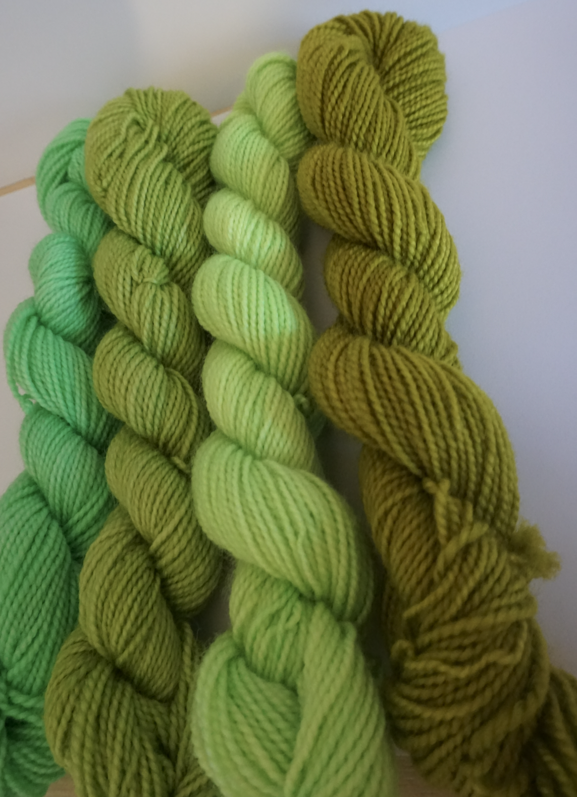 Hand Dyed Mini Skein Sets.