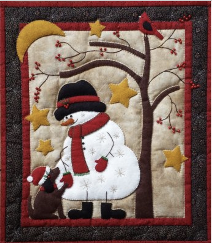 Frosty and Friend Wall Quilt Kit