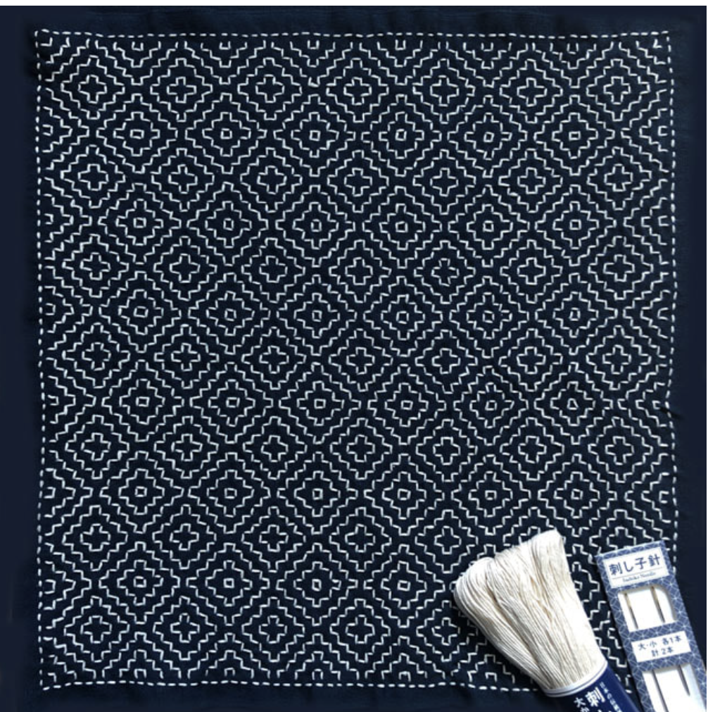 Kakinohana (Persimmon) Hitomezashi Sampler Kit