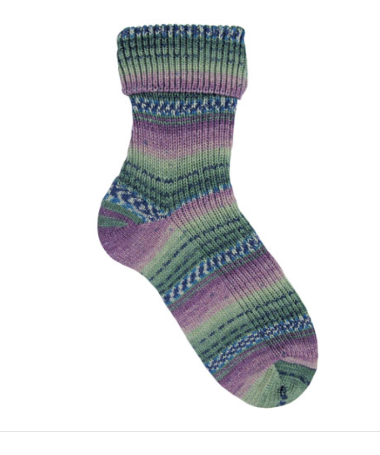 Viridian and Opal Schafpate 4 ply Sock yarn - Kate