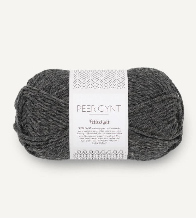 Petite Knit Peer Gynt - 1065 - Charcoal Melange