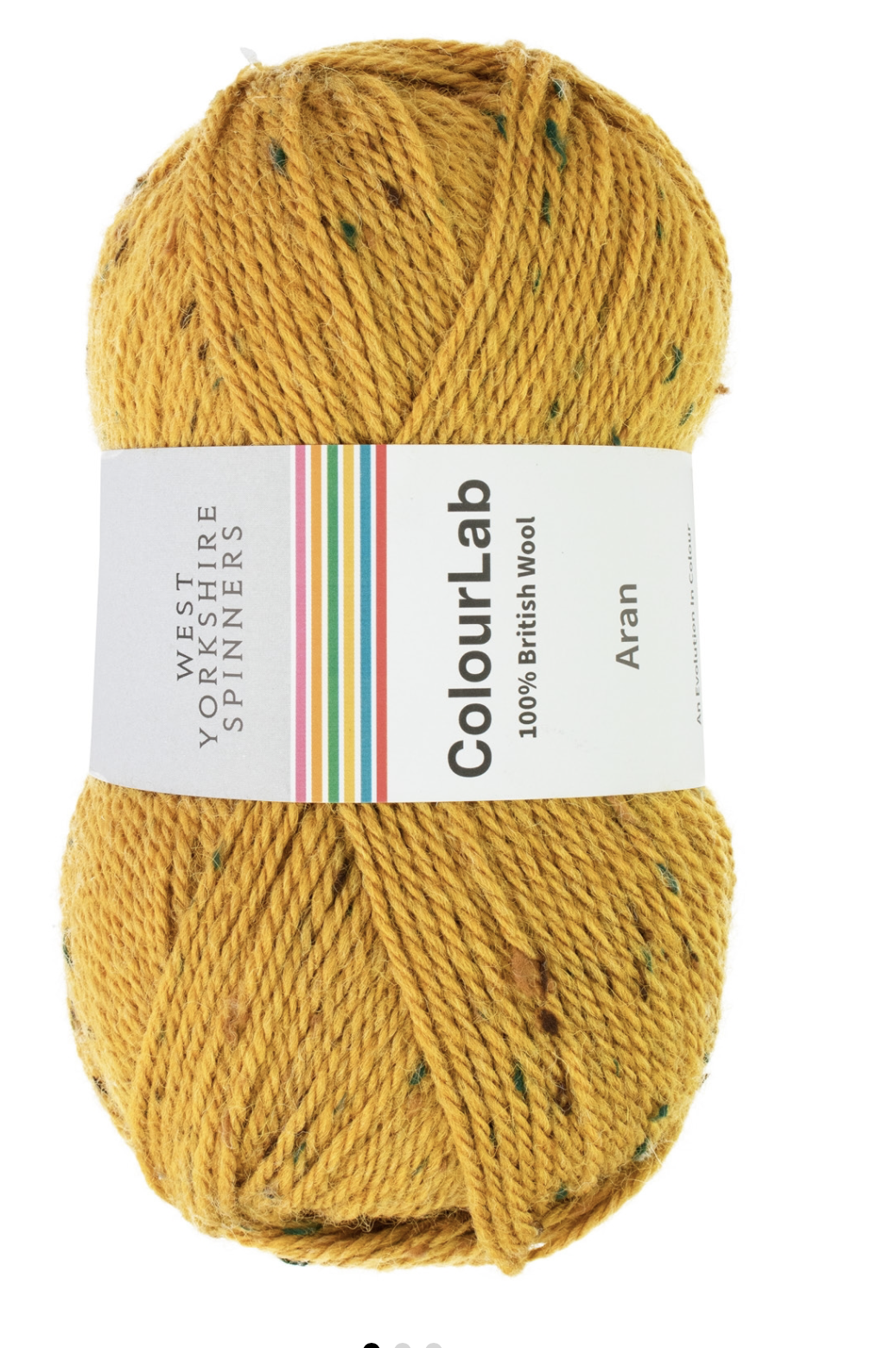 Colour Lab Aran Golden Mustard Tweed - 1216