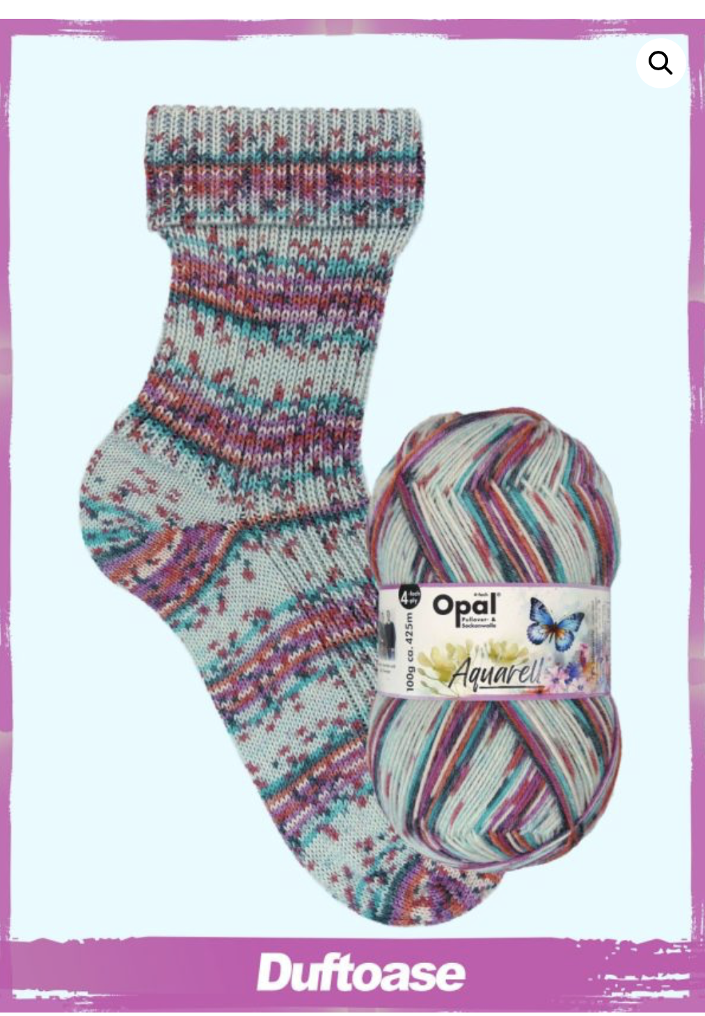 New* Opal Aquarell 4 ply - Fragrant Oasis - 11531