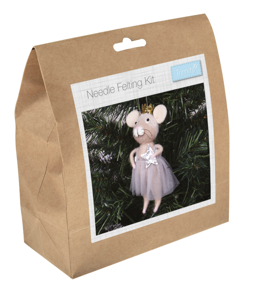 Needle Felting Kit - Mouse