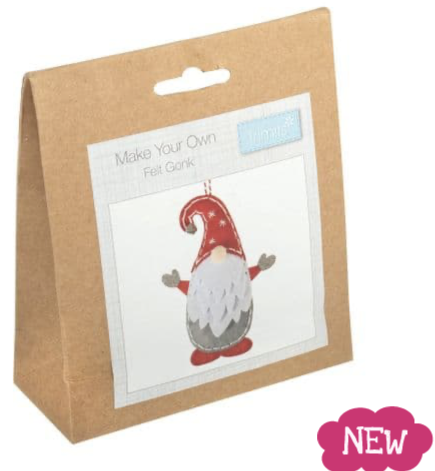 Felt Decoration Kit - Christmas Gonk