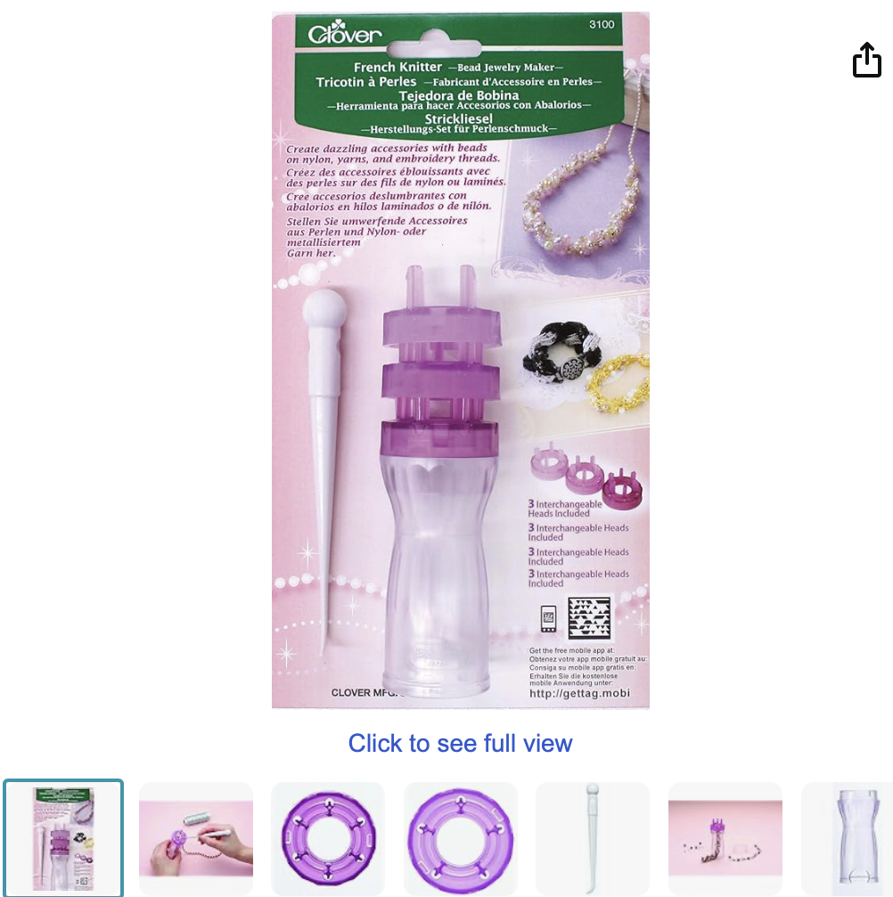 Clover French Knitter - Bead Jewellery maker