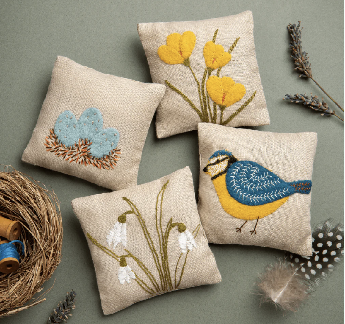 Linen Lavender Bags Spring Garden