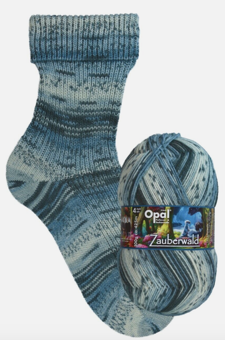 Opal Zauberwald Sock Yarn 4 ply - Baby Dragon - 11446