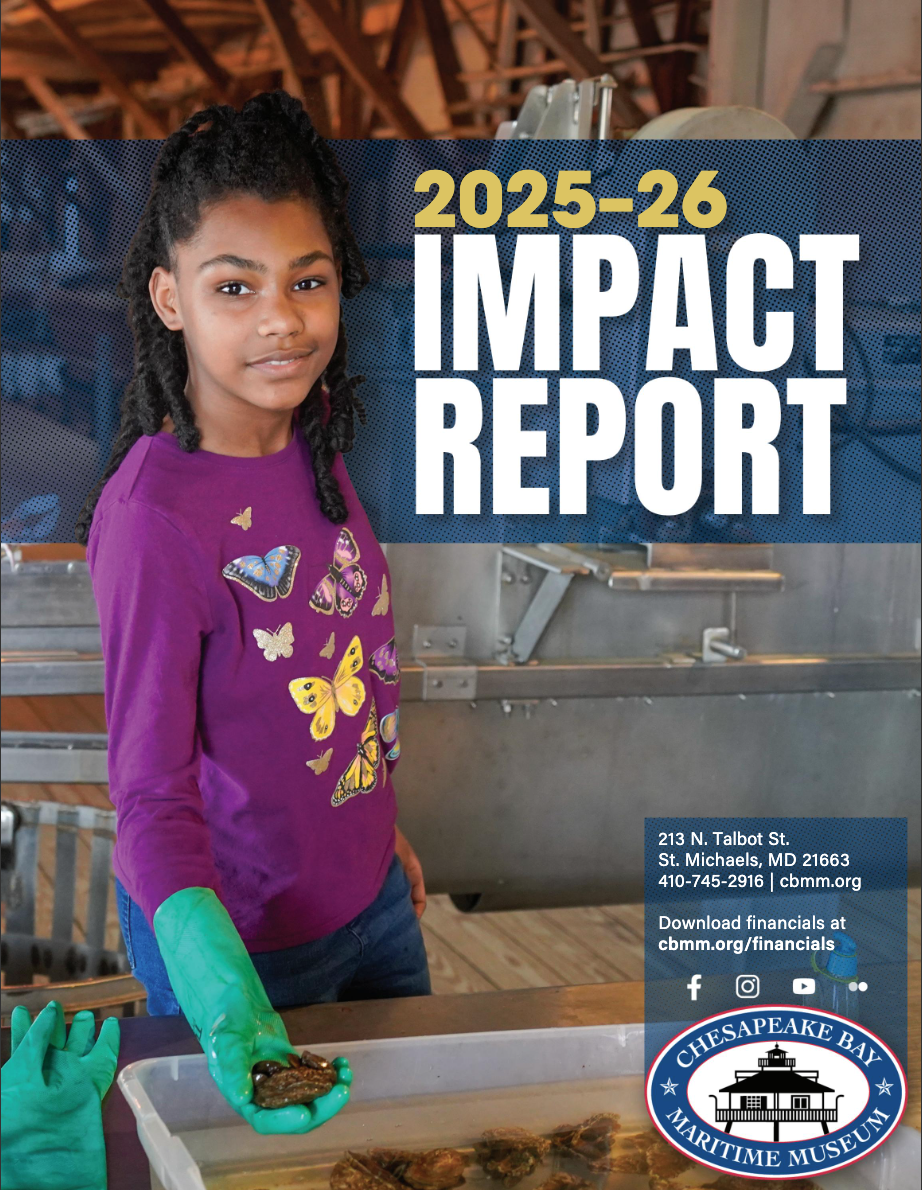 Chesapeake Bay Maritime Museum Art Direction and Layout Design for publication by Patrick Loughrey of Half Moon Drive