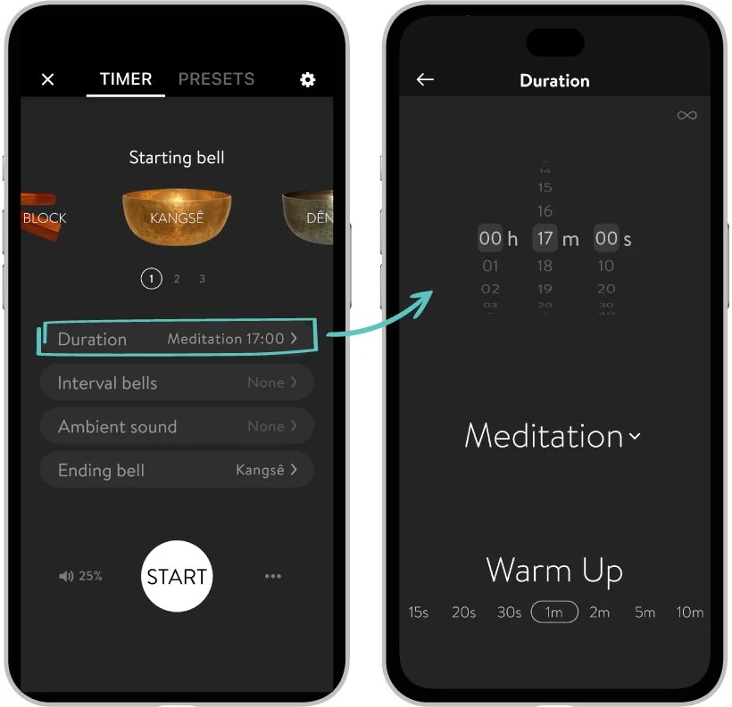 How To Set Up Your Meditation Timer App Makeist