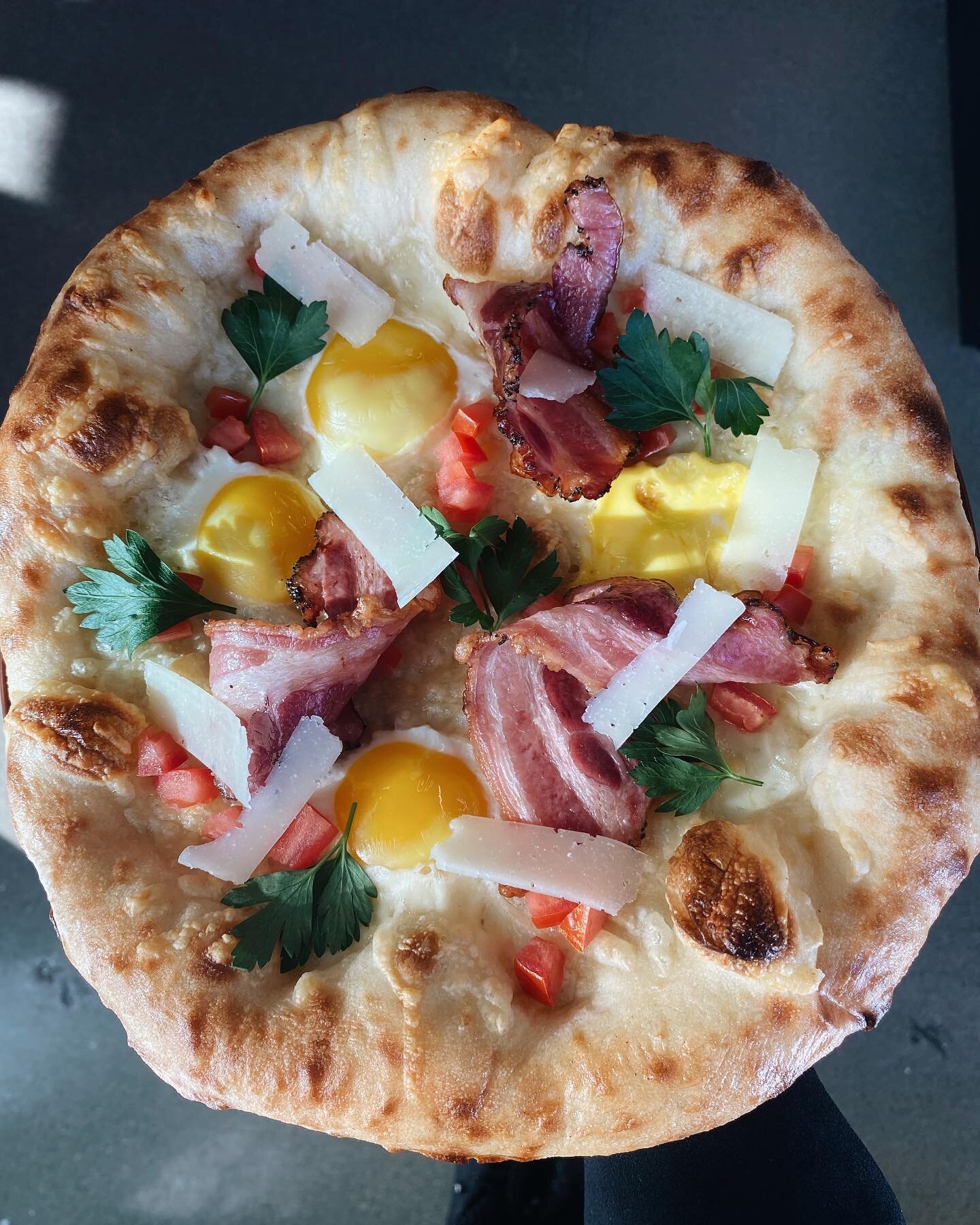 YYC PIZZA WEEK IS AWESOME! We are so happy to be part of this project. Come try our Carbonara Pizza, made with a lot of love and first quality ingredients: thick pancetta, Italian pecorino, mozzarella, eggs and the most delicious pizza 00&rdquo; doug