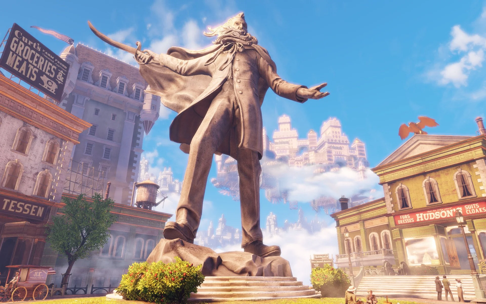 bioshock infinite comstock statue