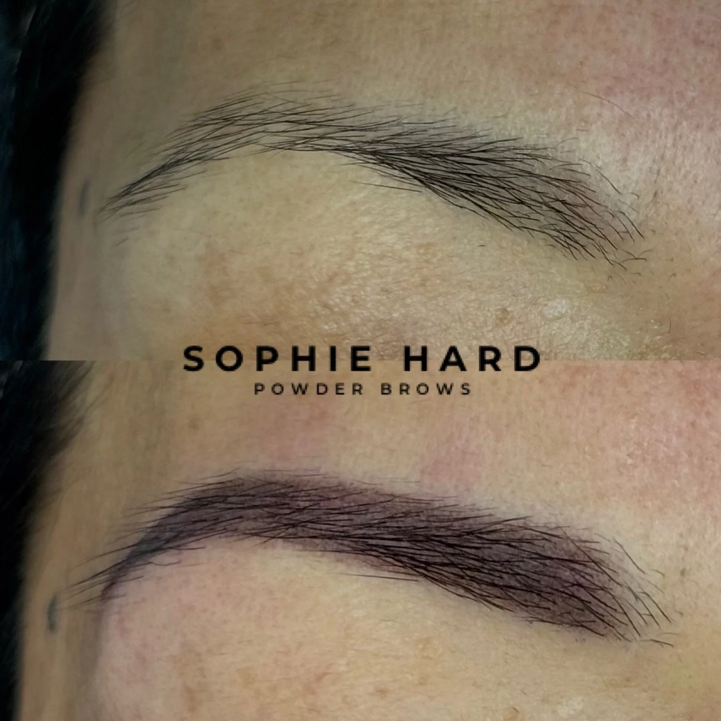 The before &amp; after says it all. 🤎⁠
Powder brows!⁠
⁠
#nanobrows #microbladingatx #powderbrowsatx #atxnanobrows #austinmicroblading #nanobrowsaustin #microbladingaustin