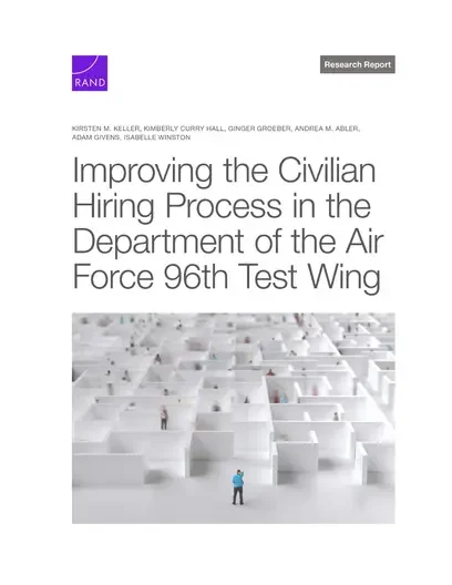 Improving the Civilian Hiring Process in the Department of the Air Force 96th Test Wing