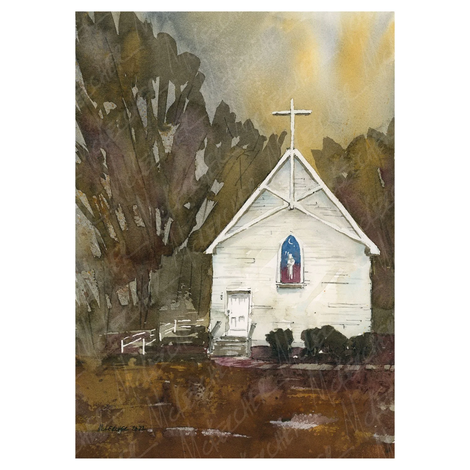 Ag Museum Chapel 11"x14" Print