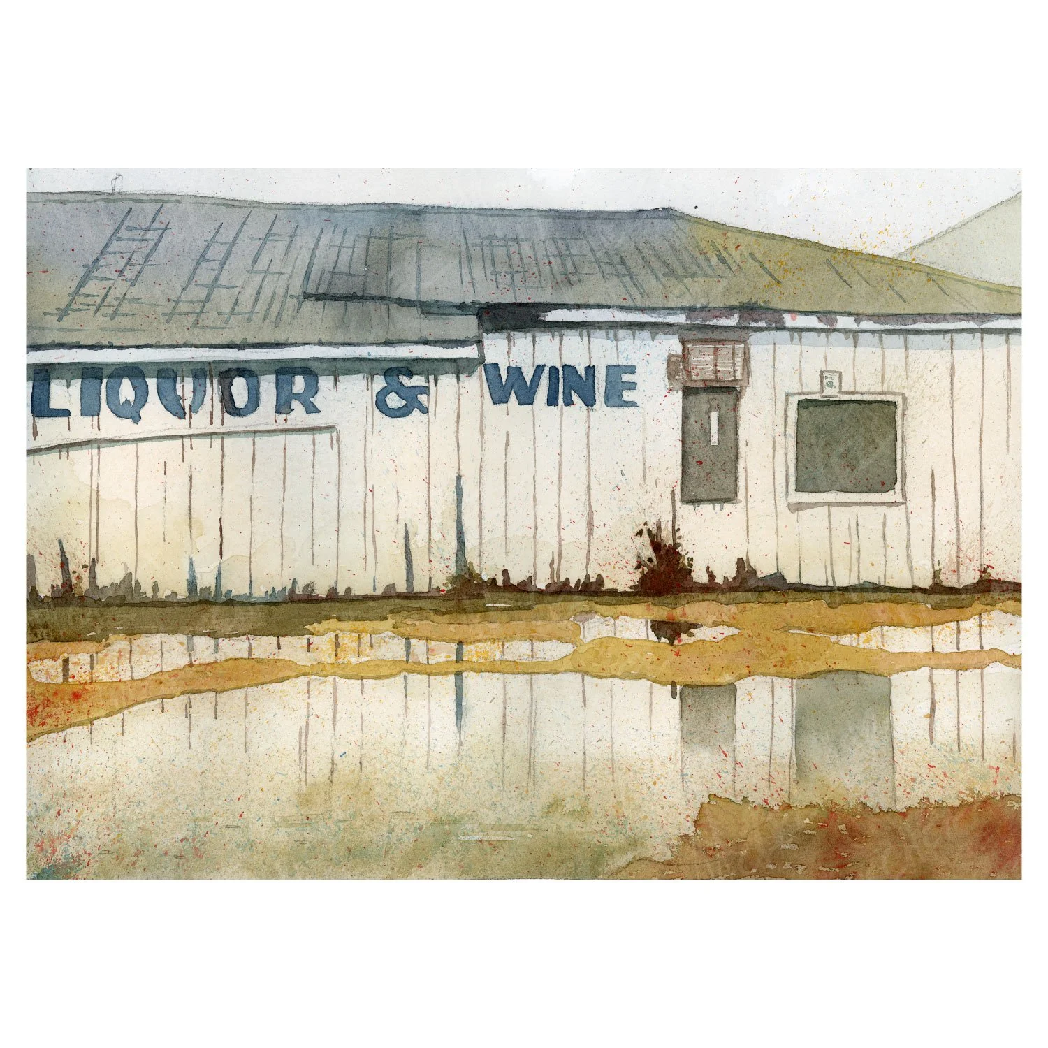 Liquor & Wine 11"x14" Print