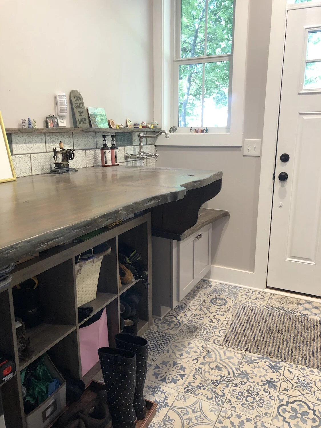 Smart mudroom renovation for an adventurous family in Blacksburg VA.  