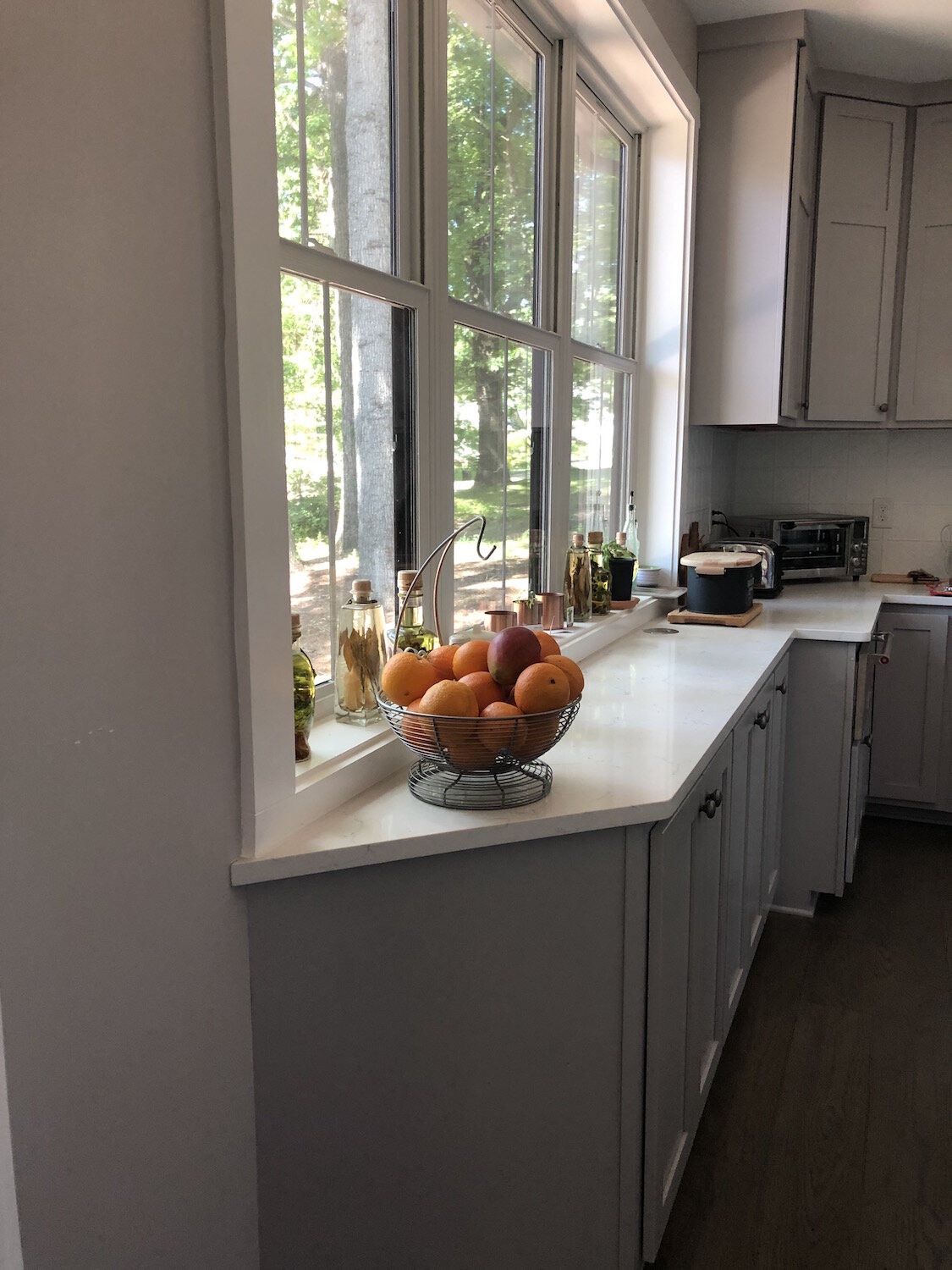 Custom kitchen countertops designed and built by Friendly Structures of Blacksburg, VA. 