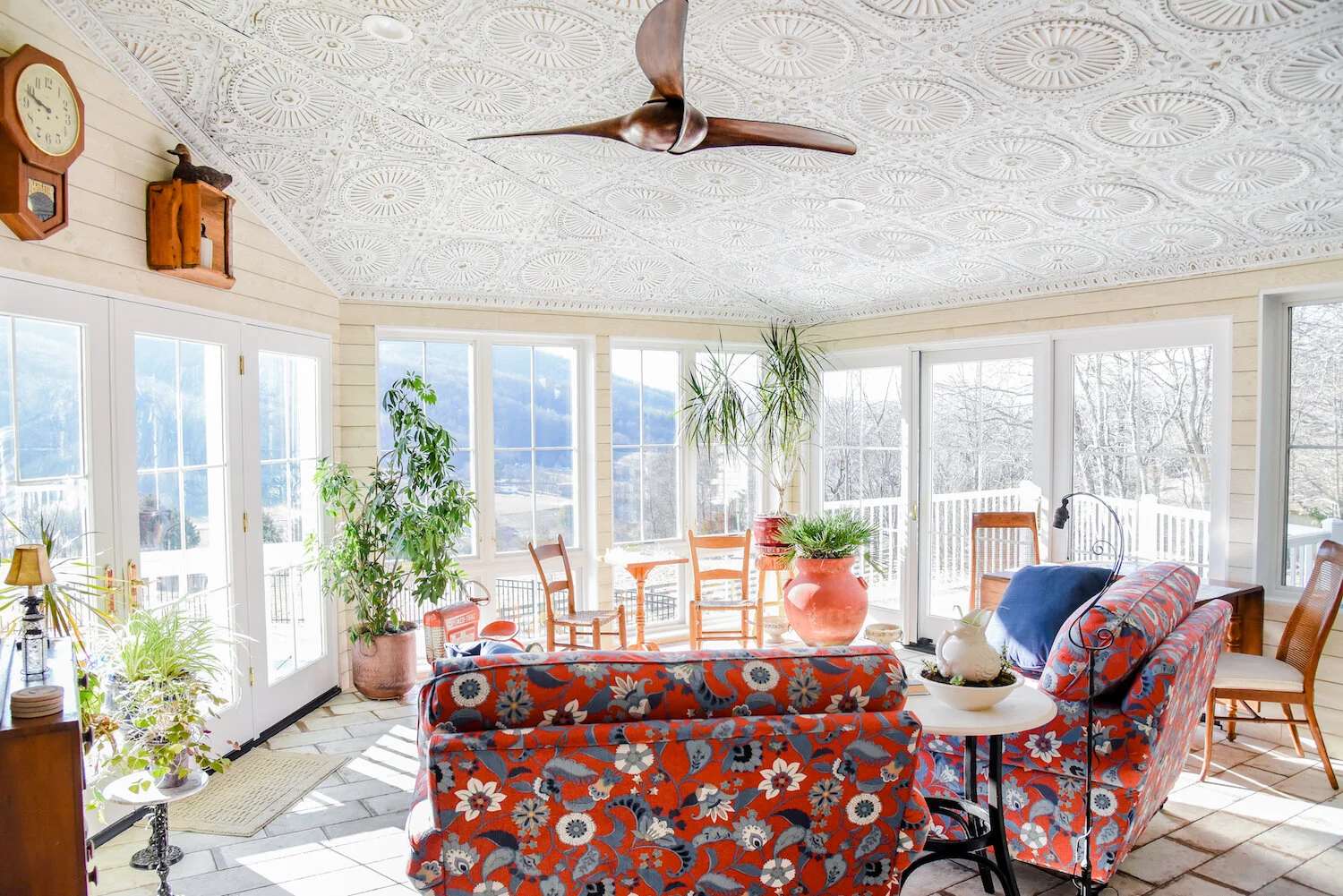 Custom Home Addition Design & Build with sprawling views of Blacksburg VA.