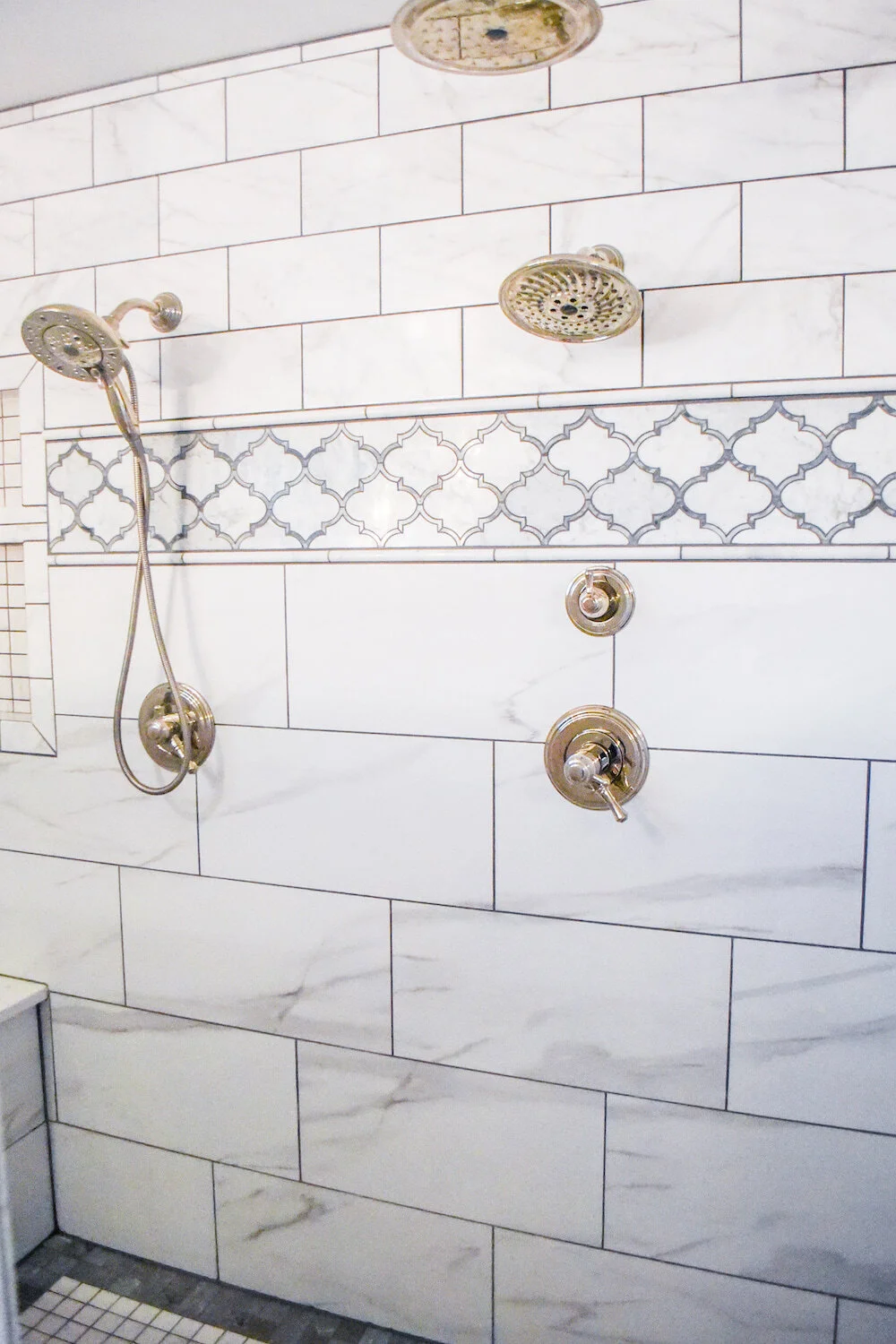 Shower Tile Design & Renovation project in Blacksburg, VA.