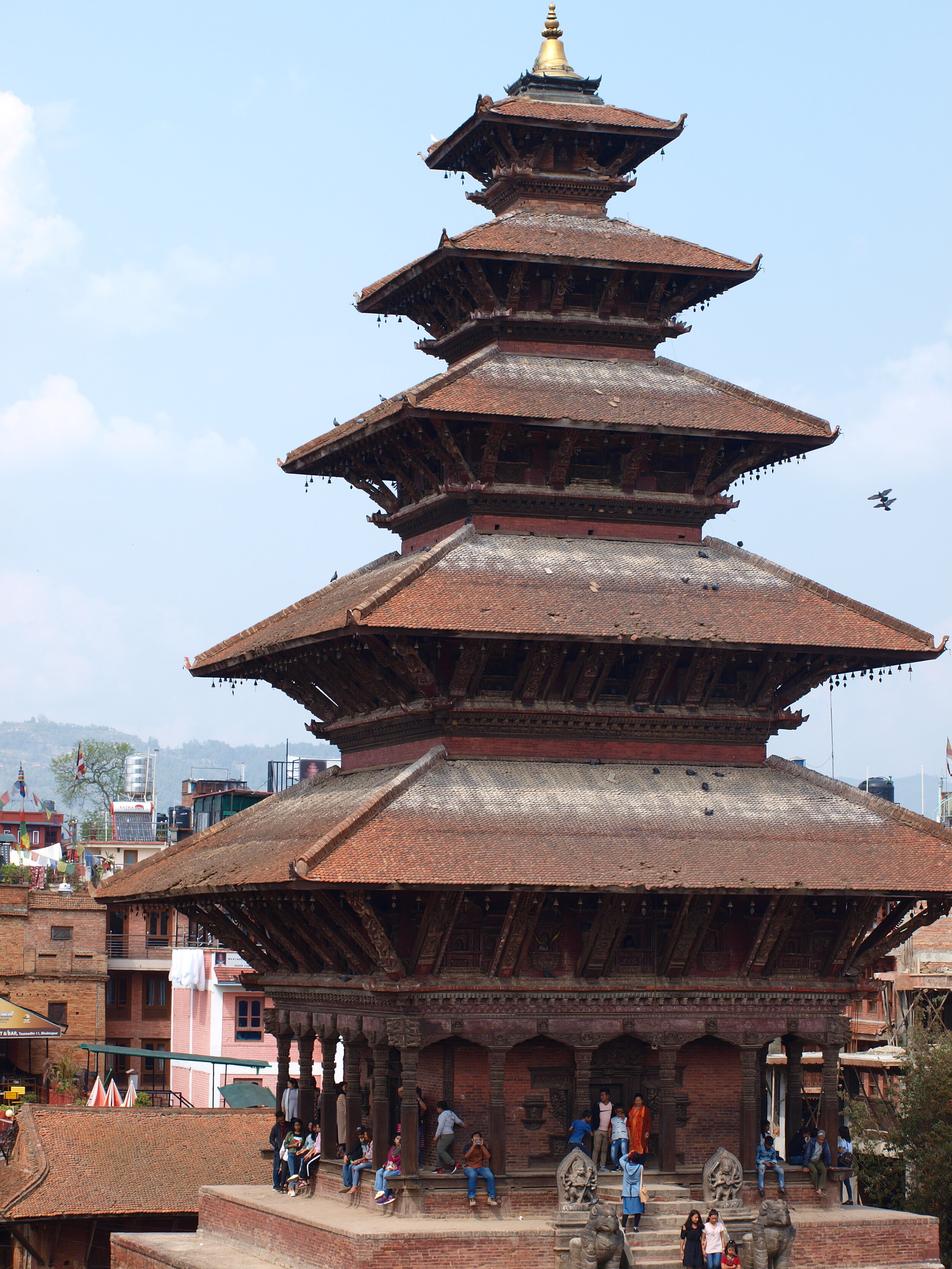 Pagoda-filled skies.