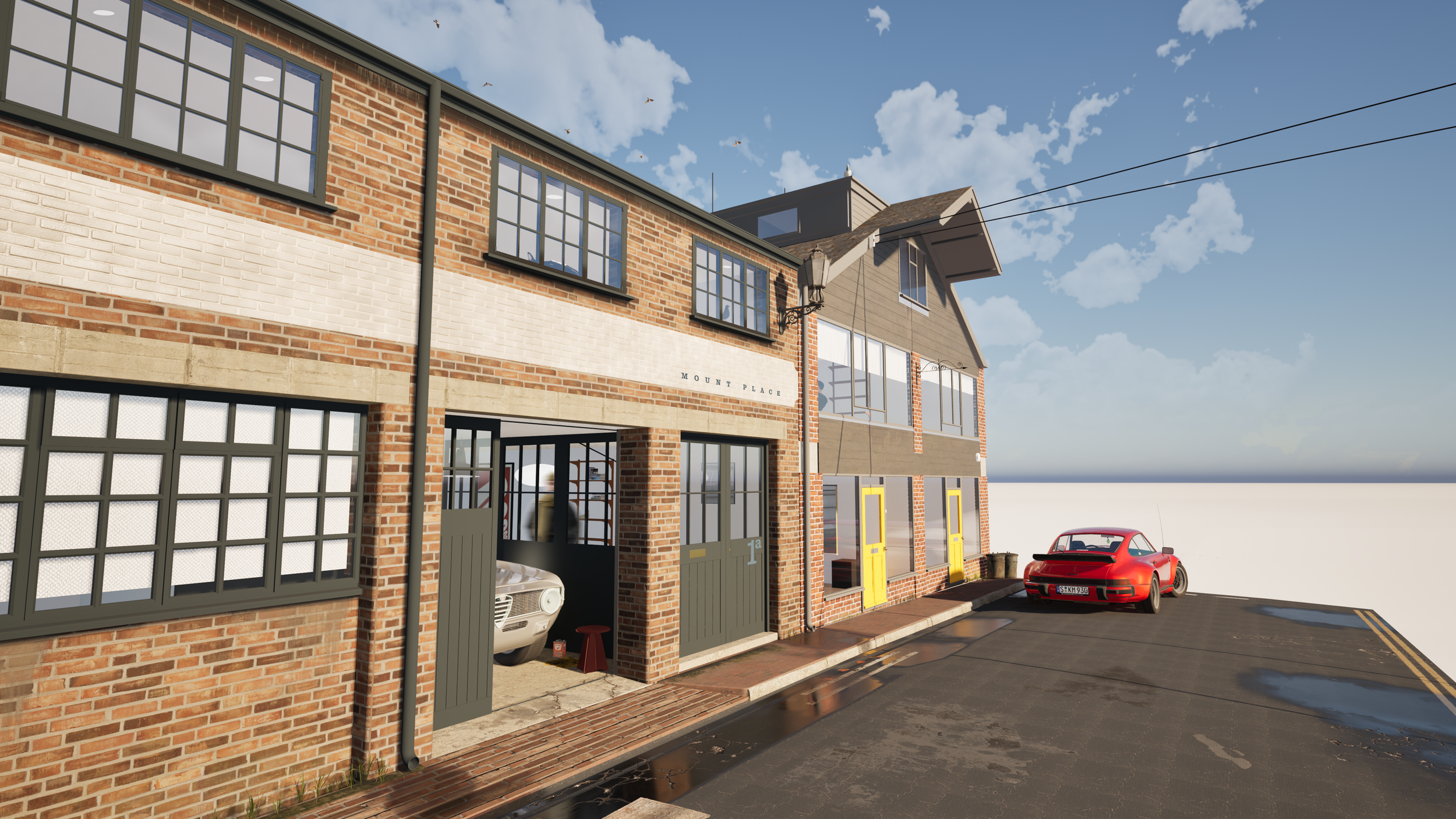 “Crittall-style double-glazed heritage windows designed for No.1A Mount Place, Lewes, improving light and reinstating the building’s original industrial character.”