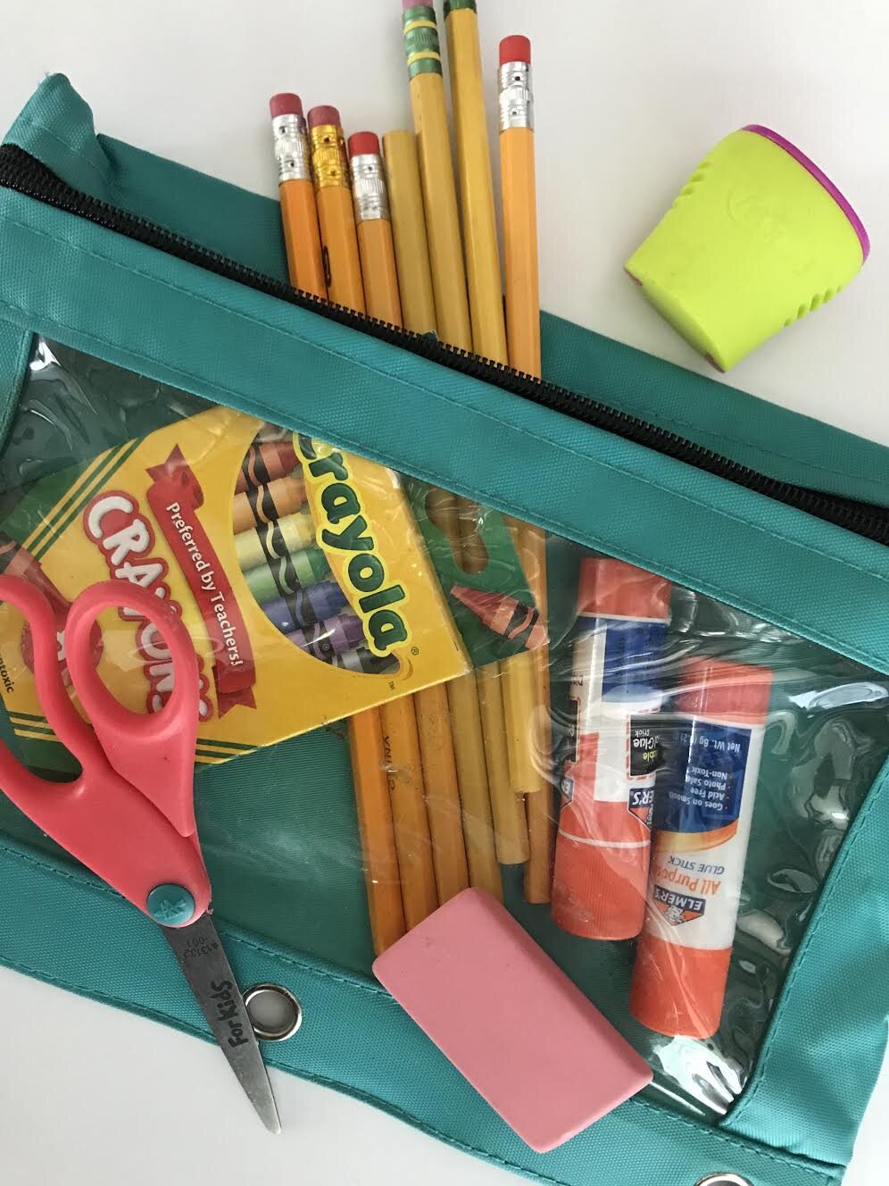 Pencil Pouch and Supplies