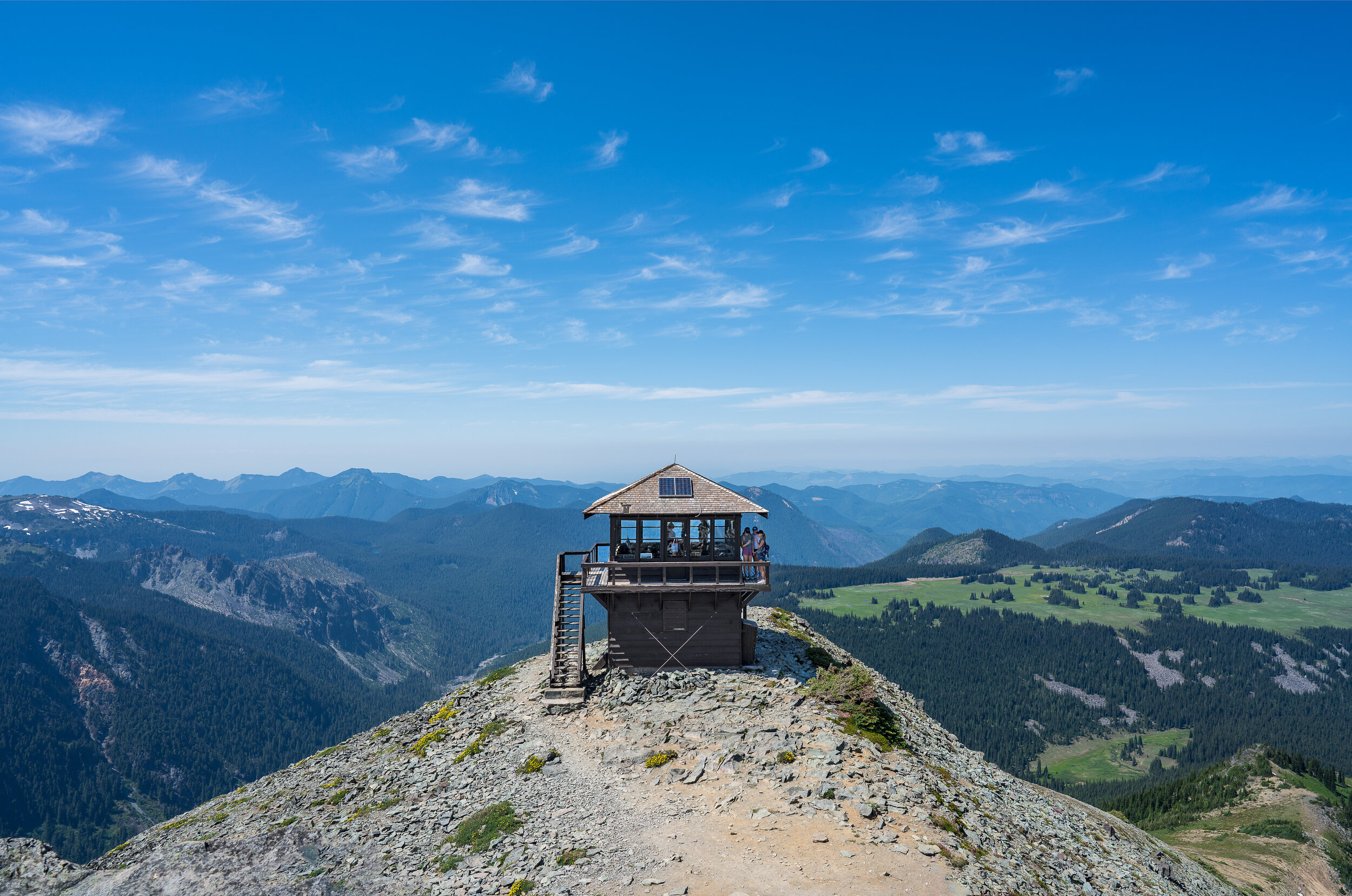 Mount Rainier Fire Lookout, Mount Rainier, Washington, Mountain Photography, Mount Rainier National Park, Hadley Beiles