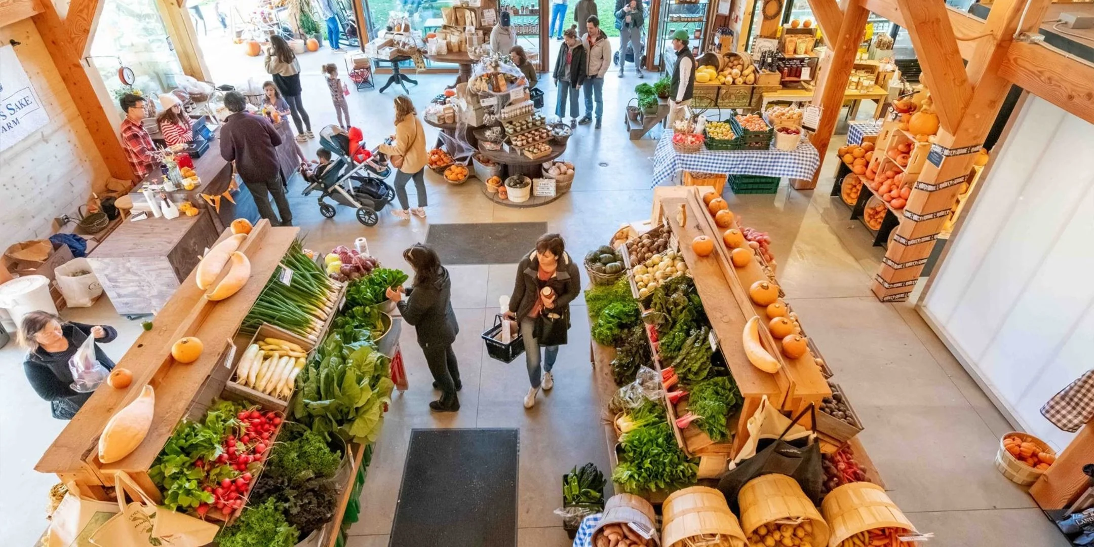 (Part I) Guided Market Tour: Farm Market Field Trip to Land’s Sake Farm