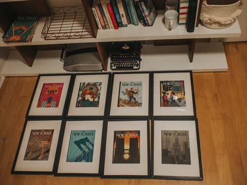 DIY Gallery Wall home office The New Yorker Magazine - Book Blogger 4.jpeg