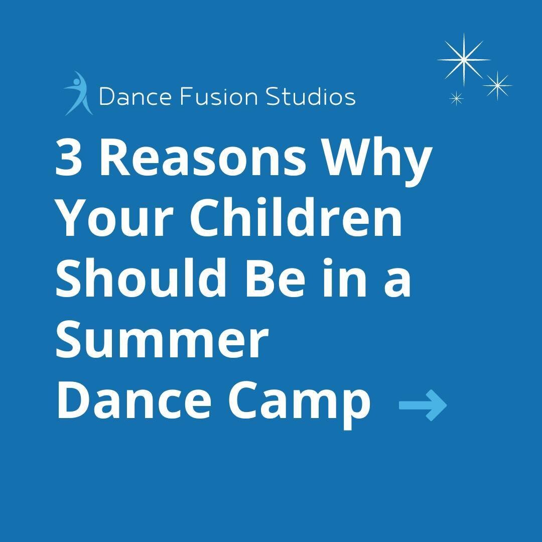 Summertime is for new experiences, staying active and making new friends - and Dance Fusion has all three! ✨ 

Our dance camp is for 6 - 13 years of age, with no previous dance experience needed. 

Each day, campers will learn various dance styles, i